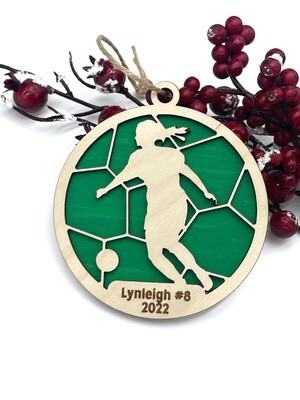 Soccer Christmas Ornament