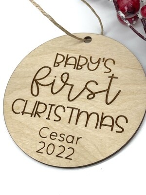 Personalized Baby Ornament