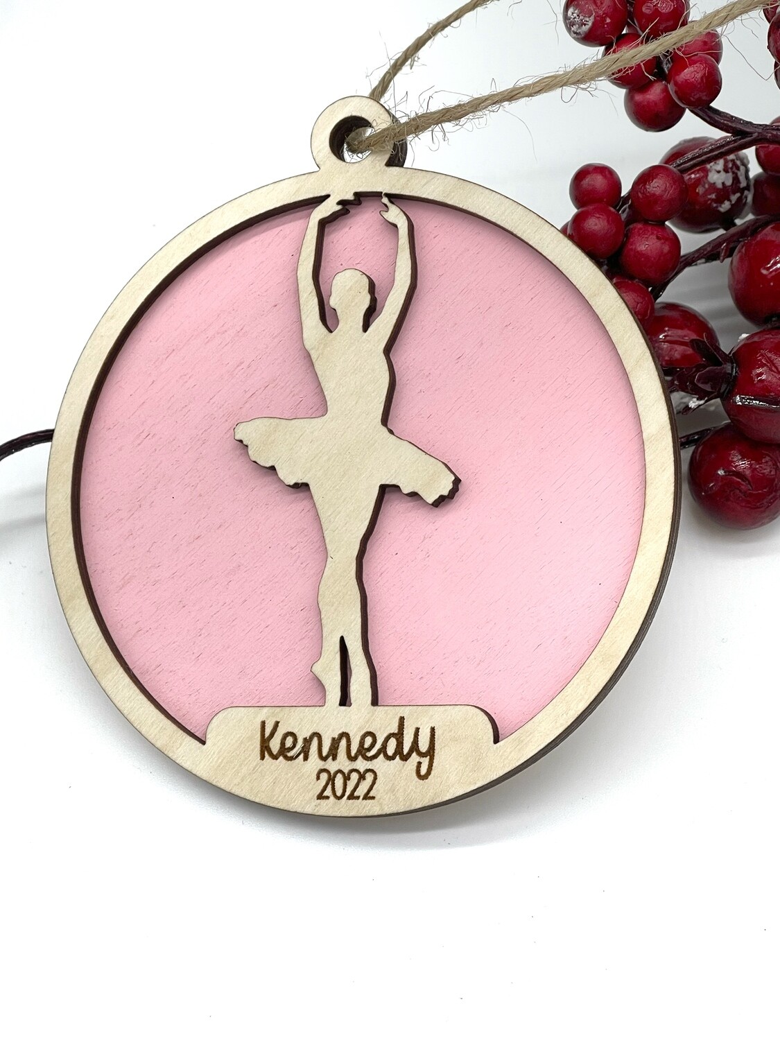 Ballet Dancer Christmas Ornament