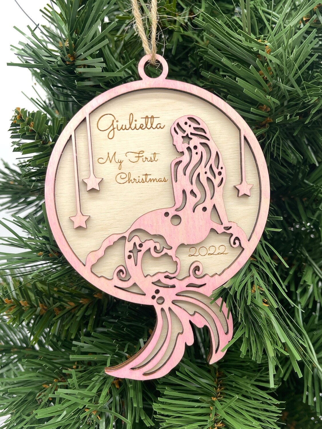 Mermaid Christmas Ornament