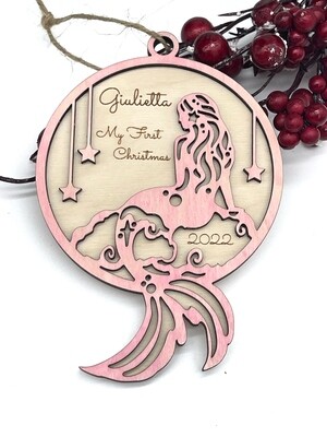 Mermaid Christmas Ornament