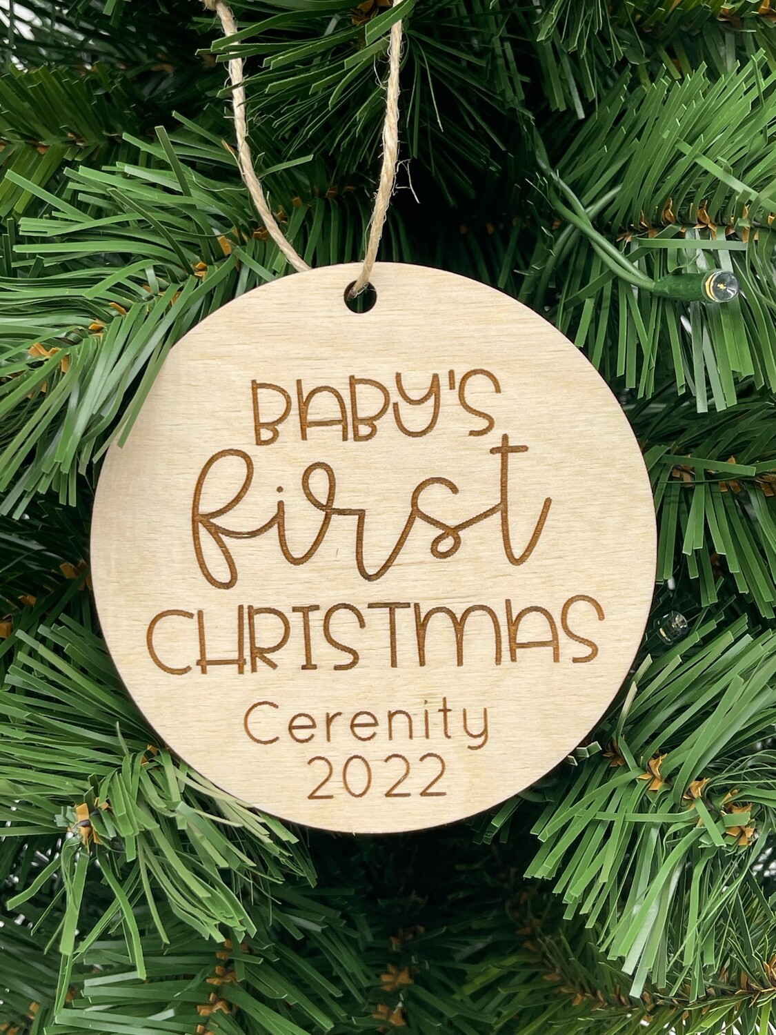 Personalized Baby Ornament