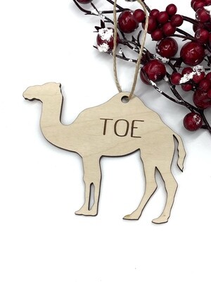 Camel Toe Christmas Ornament