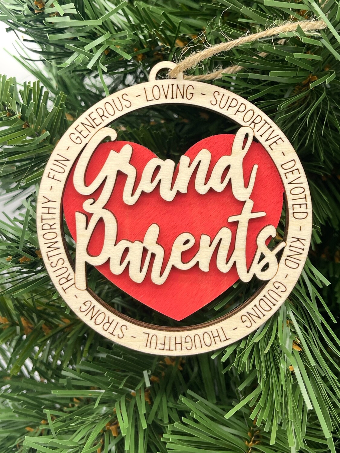 Grandparents Christmas Ornament