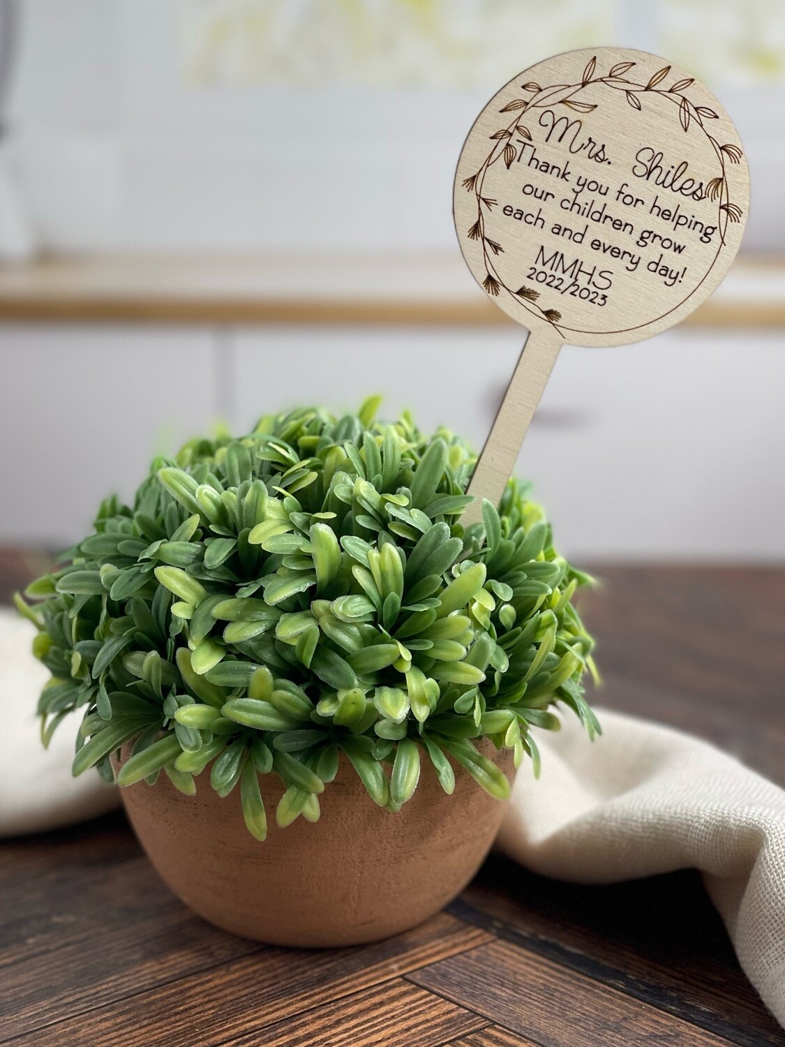 &quot;Helping Me Grow&quot; Plant Stake