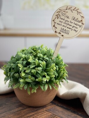 &quot;Helping Me Grow&quot; Plant Stake