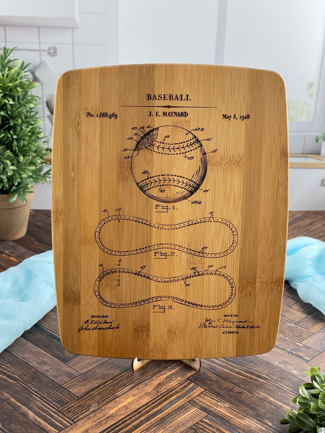 Baseball Patent Cutting Board