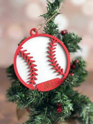 Baseball Ornament