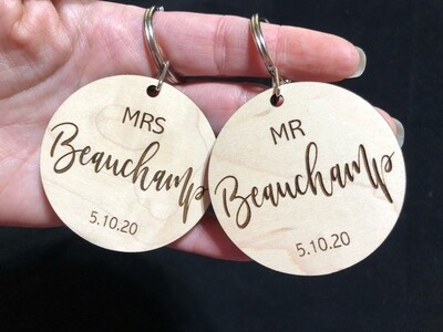 Mr. &amp; Mrs Keychains