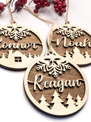 Country Christmas Ornaments