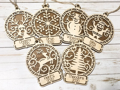 Snow globe Christmas Ornaments