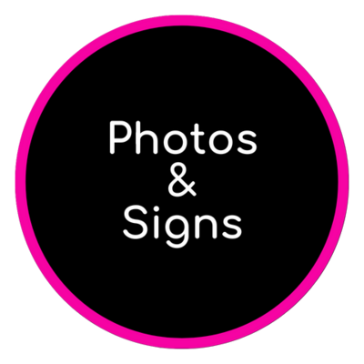 Photos &amp; Signs