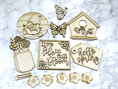 DIY Kit - Spring Tiered Tray