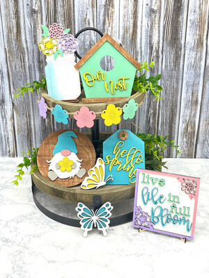 DIY Kit - Spring Tiered Tray