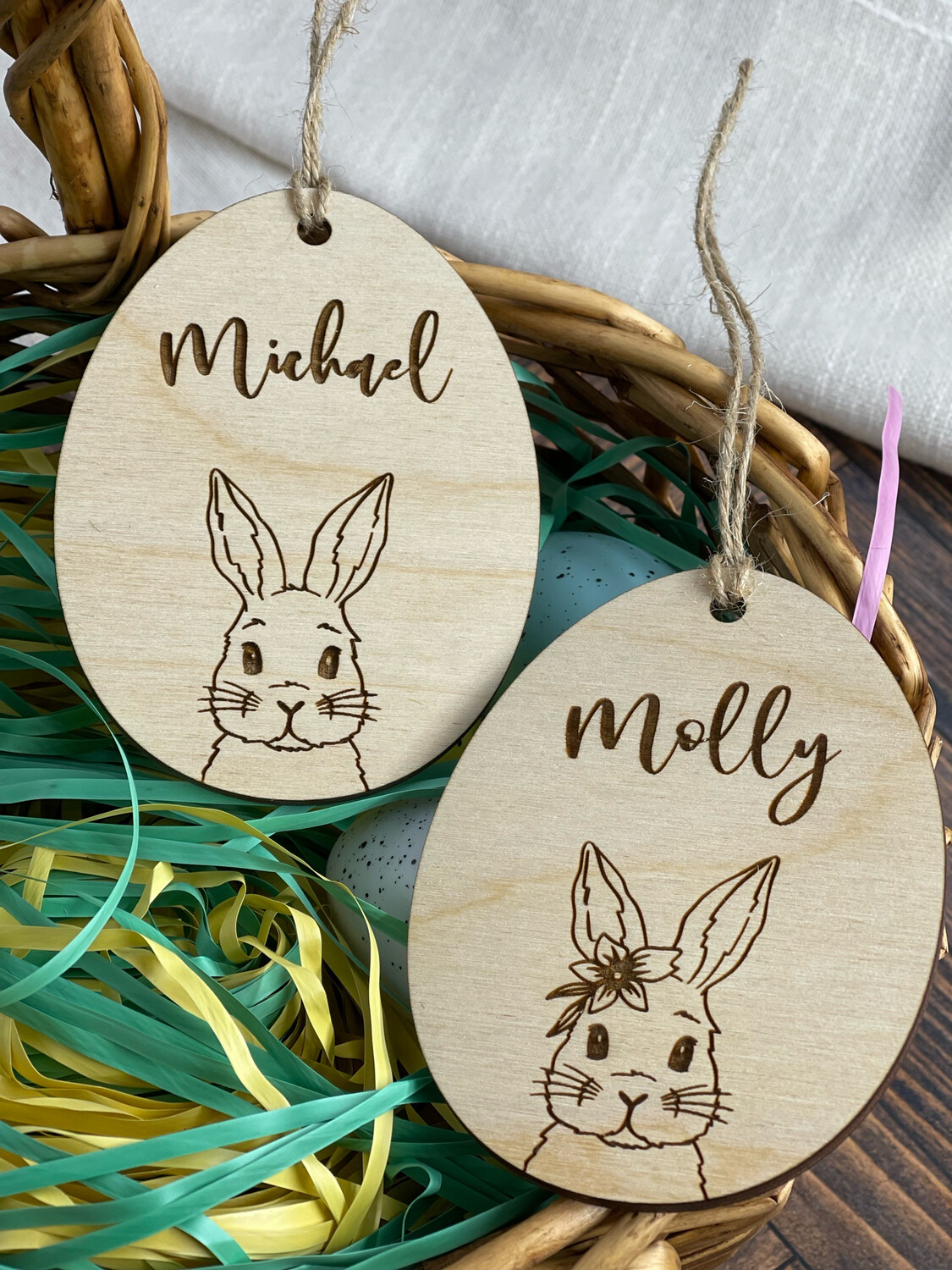 Bunny Easter Tags