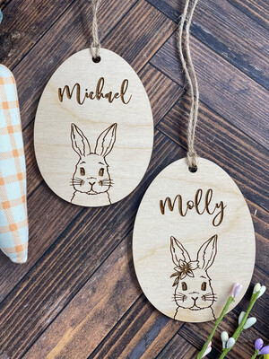 Bunny Easter Tags