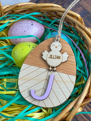 Chick Egg Easter Tags