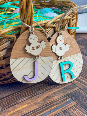 Chick Egg Easter Tags