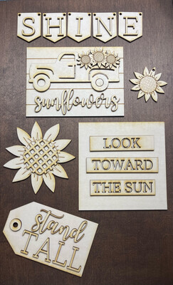DIY Kit - Sunflower Tiered Tray Kit