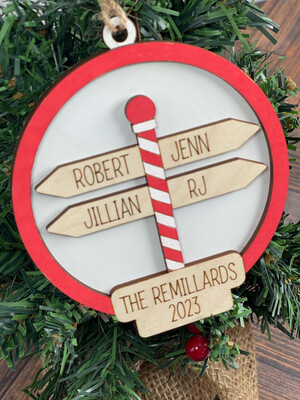 North Pole Ornament