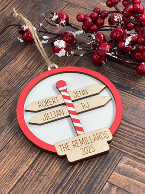 North Pole Ornament