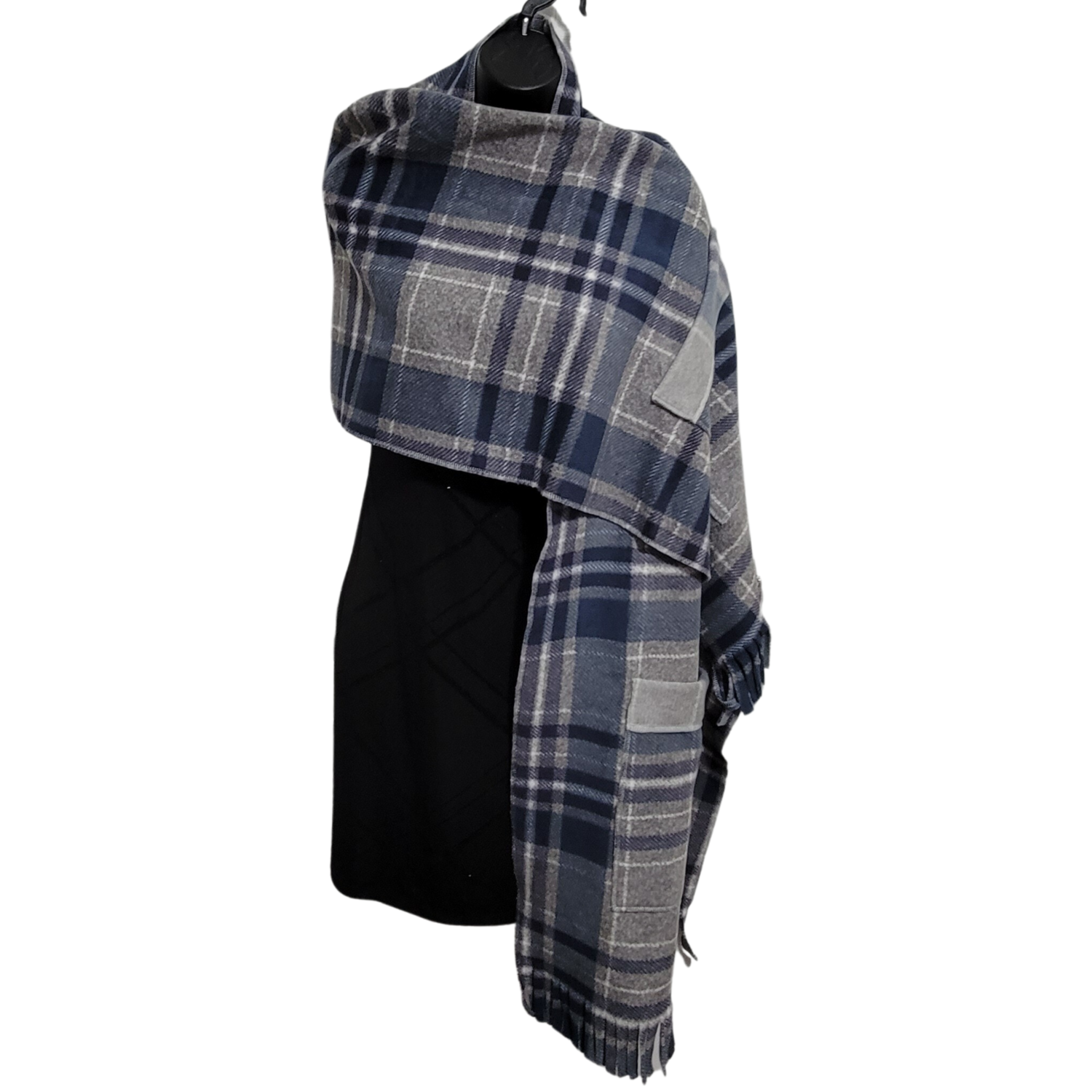 Cool Cottage Plaid Luxe Fleece Wrap