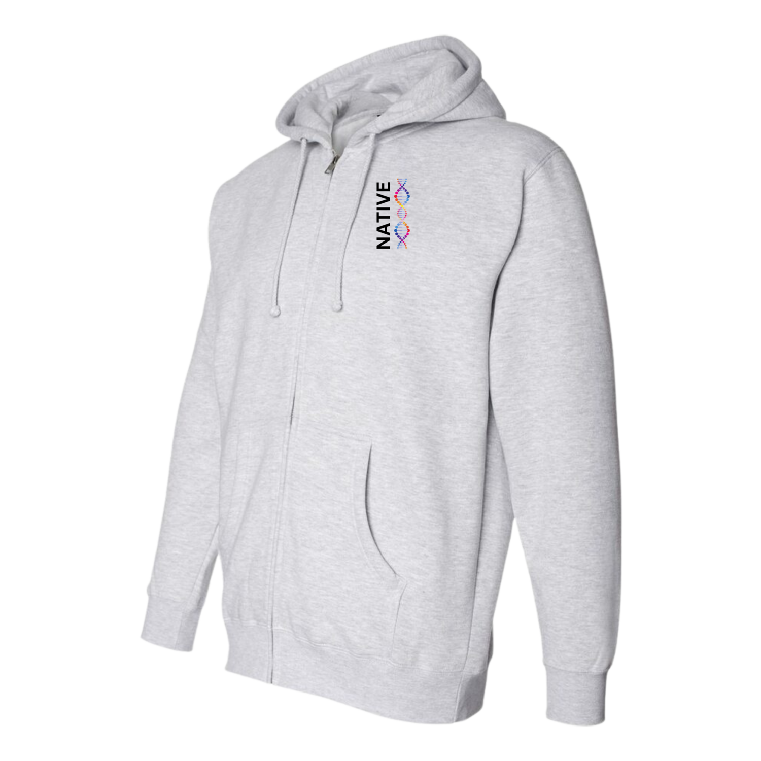 Definitely Native American DNA Zip Up Hoodie