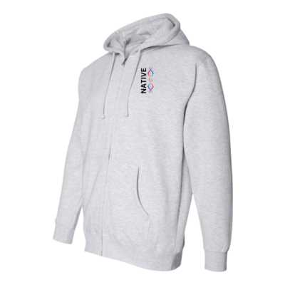 Definitely Native American DNA Zip Up Hoodie