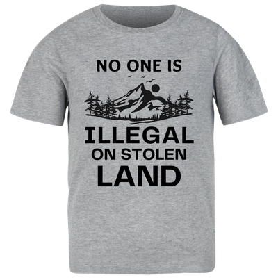 No One is Illegal on Stolen Land Shirt