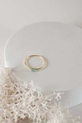Green Skinny Ring