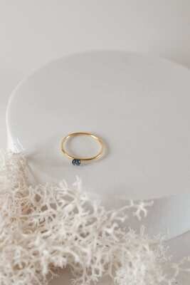 Blue Skinny Ring