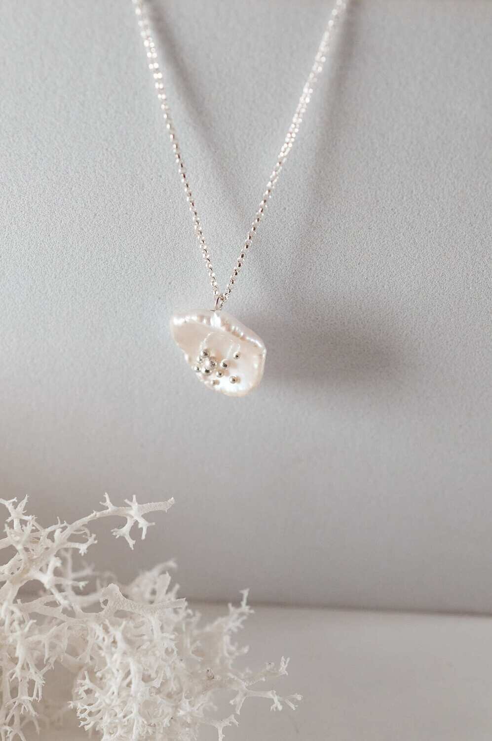 Small Keshi Pearl Necklace