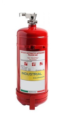 Automatische Feuerlöschanlage  kg 3 - A B C - Code BGPOWAUTKG3SIS45 - PED 2014/68/UE - 