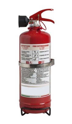 Foam extinguisher 2 liters - 8A 55B - Code BGMOUPORL2SIS72 - UNI EN 3-7