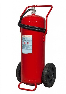 Wheeled foam extinguisher 100 liters - A IV B - Code BGMOUWHEL100SIS50 - UNI EN 1866-1 - PED 2014/68/UE