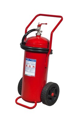 Wheeled powder extinguisher kg 50 - A III B C - Code BGPOWWHEKG50SIS6 - UNI EN 1866-1