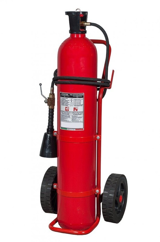 Estintore carrellato a CO2 kg 30 - 233B - Codice BGCO2WHEKG30SIS81 - UNI EN 1866-1 - PED 2014/68/UE - MED 2014/90/UE
