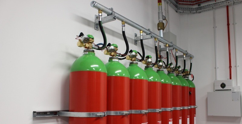 Impianto antincendio a gas inerte IG-01