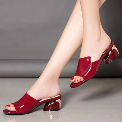 Wine ladies/women outing foot wear