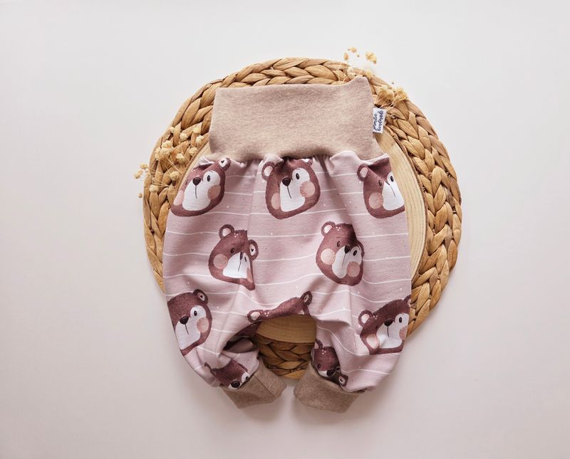 Handmade Pumphose | Bär | Braun | Baby & Kinder