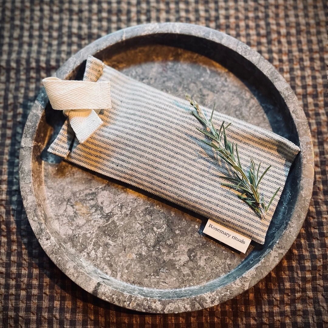Organic rosemary healing pillow