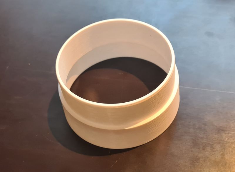 Adapter Rohrbogen / Absperrschieber 100mm / 97mm