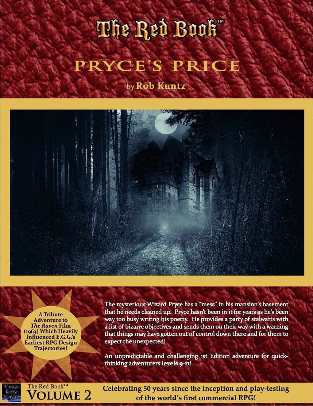 Rob Kuntz's newest adventure, Pryce's Price