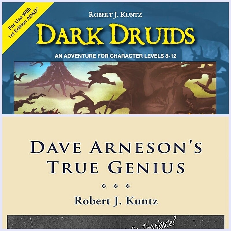 THE DATG DARK DRUIDS BUNDLE (Dave Arneson&#39;s True Genius + Dark Druids)