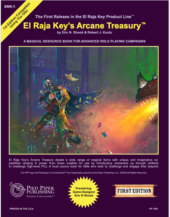 EL RAJA KEY&#39;S ARCANE TREASURY