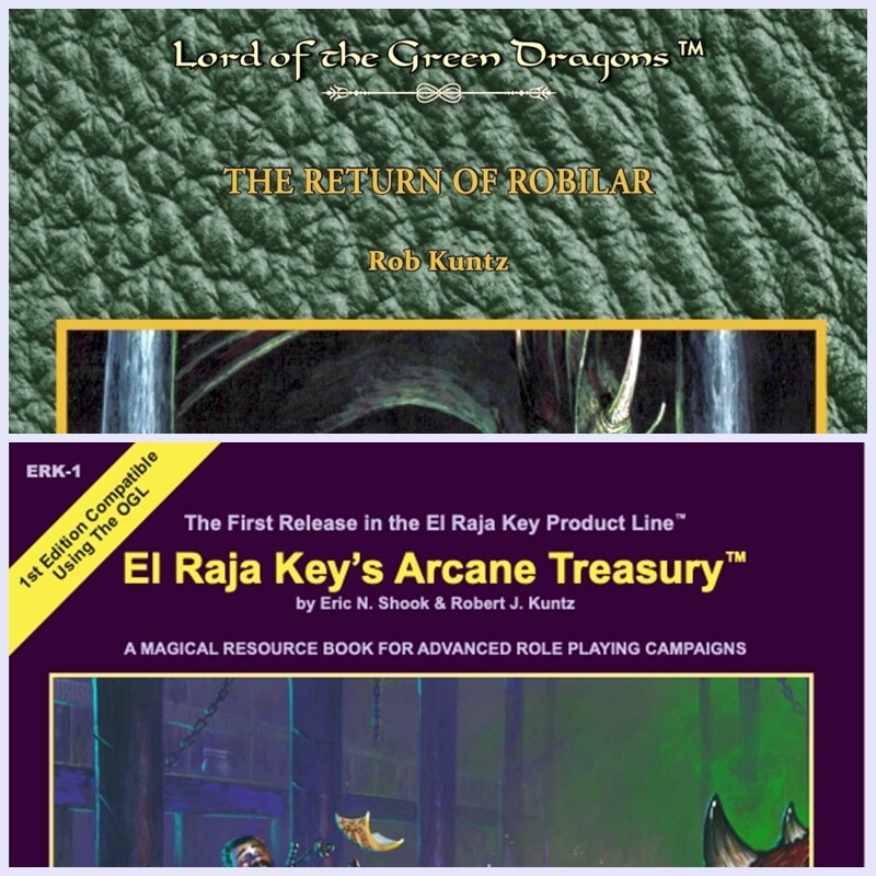 THE ROBILAR ERKAT BUNDLE (The Return of Robilar + El Raja Key's Arcane Treasury)