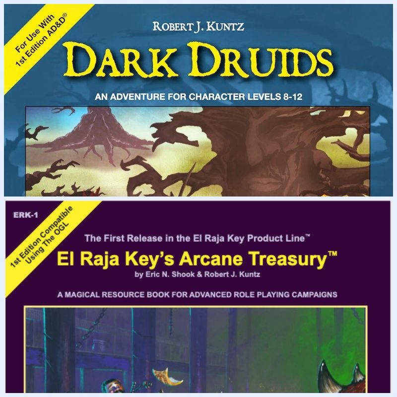 THE DARK DRUIDS ERKAT BUNDLE (Dark Druids + El Raja Key's Arcane Treasury)