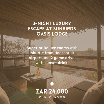 The Sparkling Bushveld - Gourmet Safari 🦁🍾