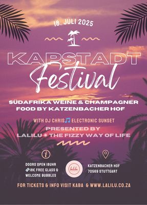 ​✨Kapstadt Festival am Katzenbacher Hof 🌞