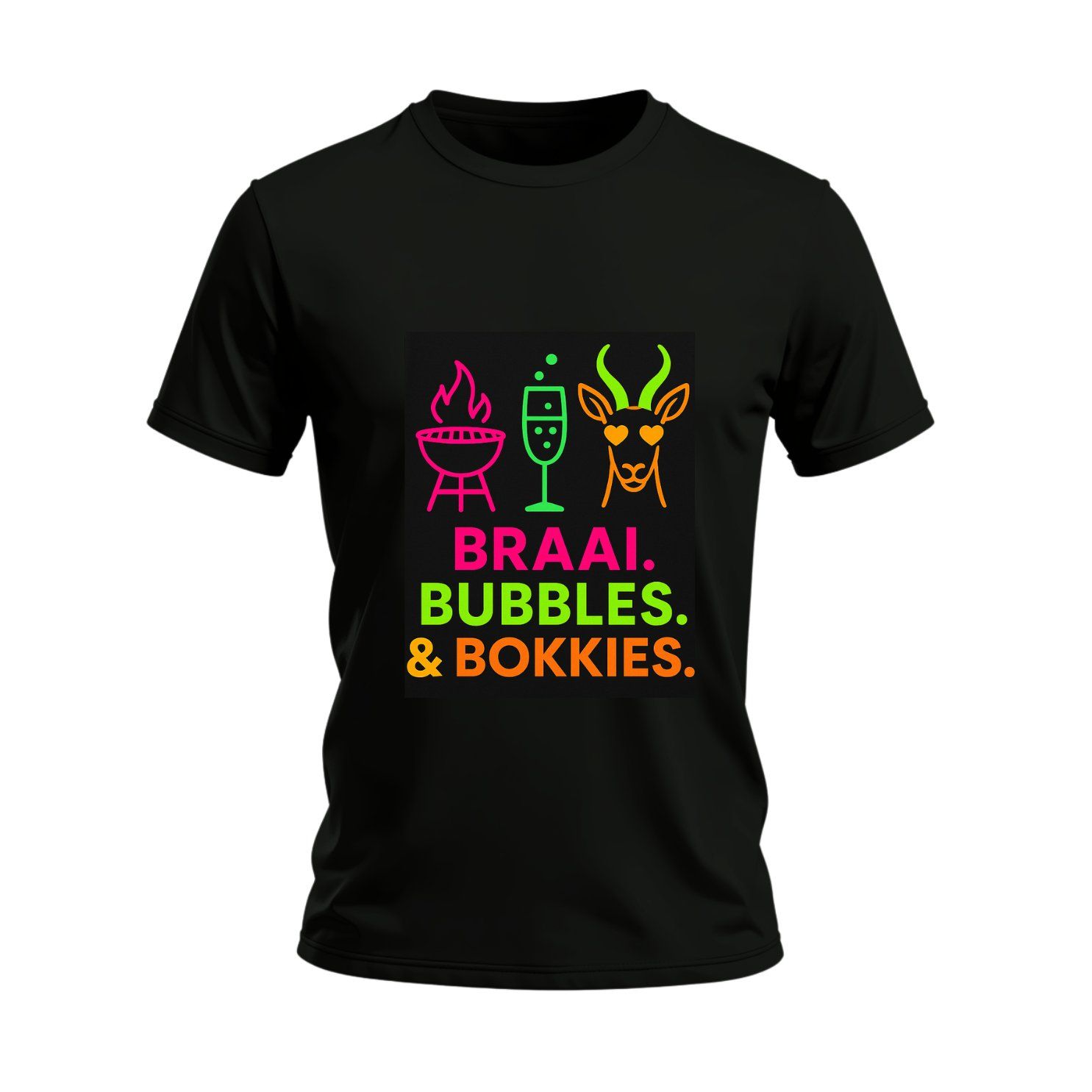 BRAAI  BUBBLES &amp; BOKKIES  Men T-shirt